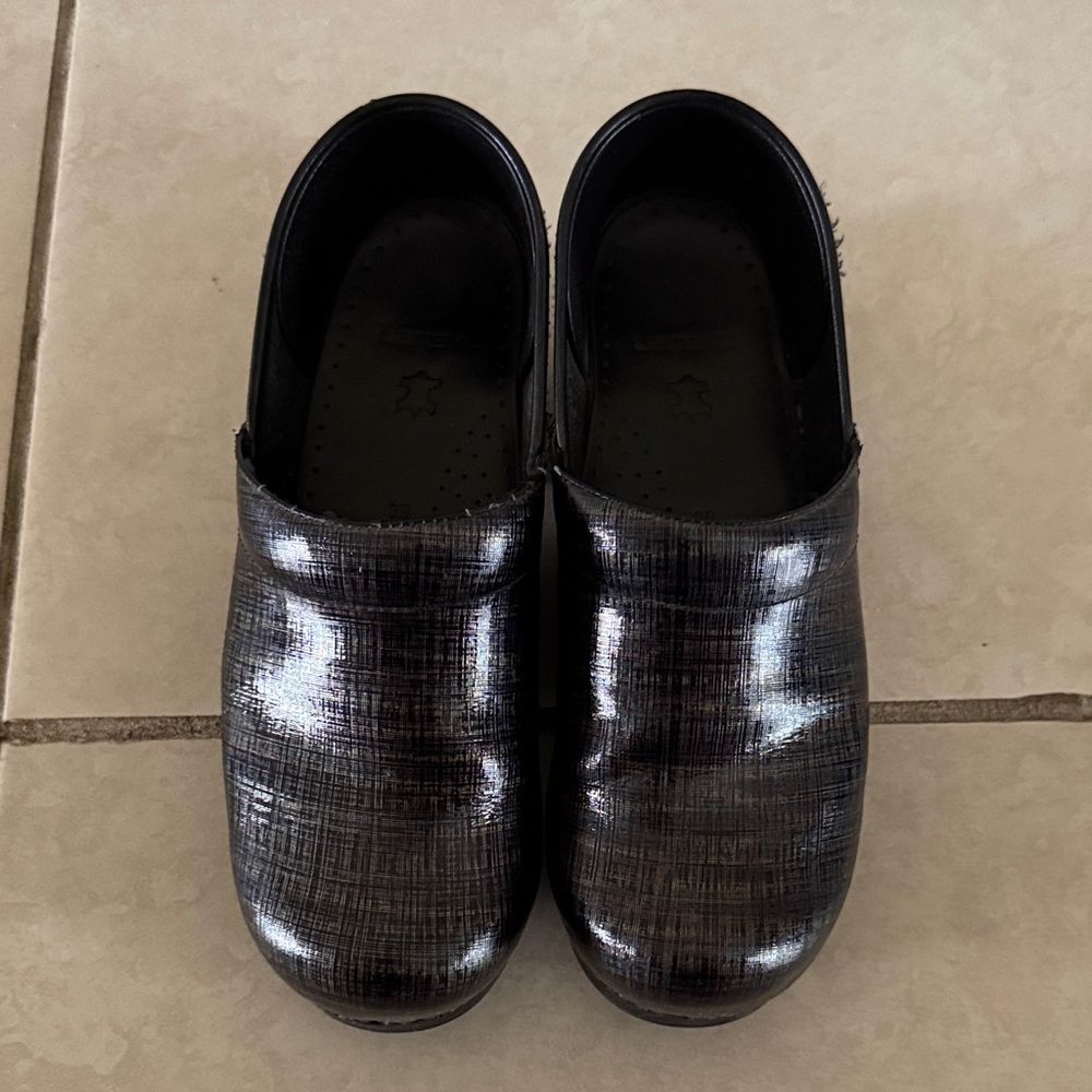 Dansko Women Black Slip-On Shoes